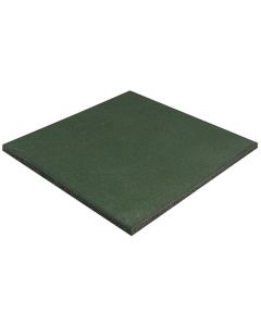 Loseta de caucho 50 x 50 x 2,5 cm verde