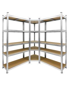 Estantería de taller de 3 piezas 2x estantes 180x90x40 cm ecd germany