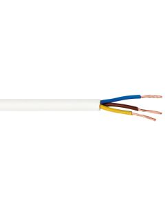Cable H05VV-F 3G2,5mm blanco rollo 25m