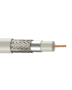 Cable coaxial TV 19 VATC blanco rollo 5m