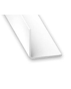 Ángulo de pvc blanco 100 x 2,5 x 2,5 cm