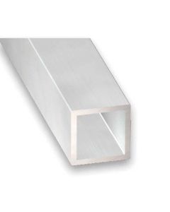 Tubo cuadrado aluminio bruto 100 x 2 x 2 cm