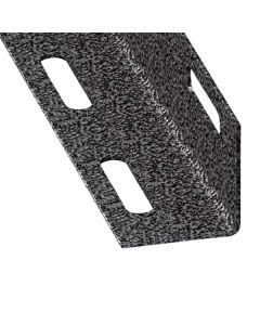 Ángulo perforado de acero laminado 100 x 3,8 x 3,8 cm