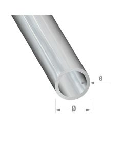 Tubo de aluminio bruto 200 x ø 2 cm