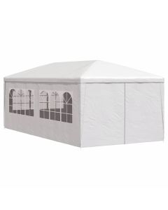 vidaXL carpa para fiestas blanco 3x6 m