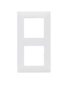 Marco 2 elementos blanco Legrand Niloe Step