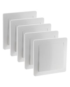 5 conmutadores blanco