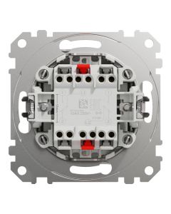 Doble conmutador New Sedna Blanco Schneider