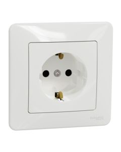 Enchufe New Sedna Blanco Schneider