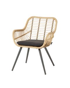 Silla de jardín de ratán Apolima GoodHome 