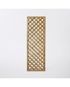 Celosía De Madera Diagonal Con Marco 1,83 X 0,61 m