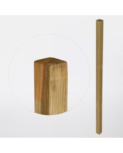 Poste de madera poste 180x7x7 cm c.4