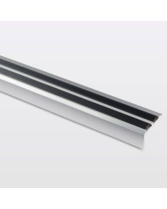 Perfil para escalón aluminio cromo 900 mm