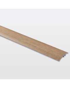 Perfil de unión plano aluminio 93x3,7 cm Decor200 madera