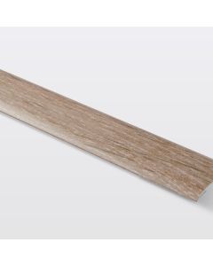 Perfil de unión plano aluminio "decor280" 180 x 3,7 cm madera