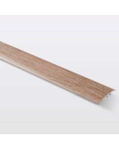 Perfil de unión plano aluminio "decor280" 93 x 3,7 cm madera
