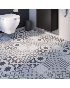  Suelo vinílico Auto adhesivo PVC multicolor Poprock