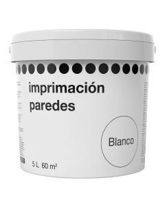 Imprimación para paredes blanca 5 l