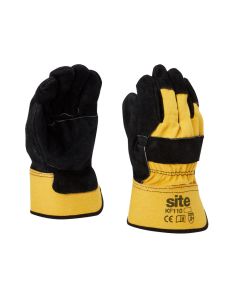 Guante de cuero mecánico site talla xl