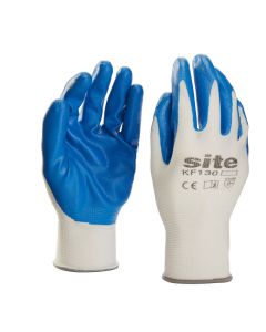 Guantes nitrilo azul site talla xl