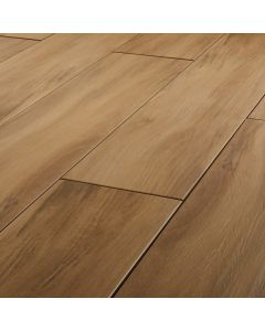 Suelo porcelánico rectificado gran formato nogal natural 23x120cm C1 Woodproject