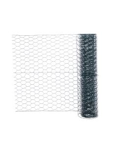 Malla de triple torsión plastificada 1 x 50 m - hueco 31 x 31 mm Blooma