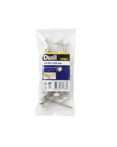 Clavo cabeza de nylon 3,35x65 mm diall 125 g