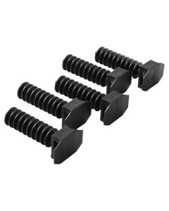 Taco para bridas 9x160 mm diall negro 25 uds