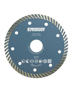 Disco diamante turbo 115 mm Erbauer