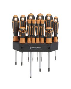 Juego destornilladores 12 piezas magnusson
