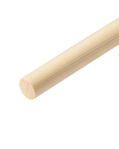 Varilla de madera de pino 2,4 m x ø 28 mm