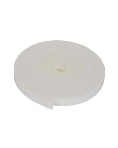 Burlete espuma 19 mm x 10 m blanco