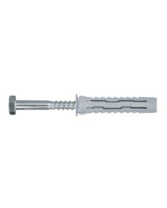 Pack 2 tacos multimaterial con tornillo hexag. diall 12 x 60 mm