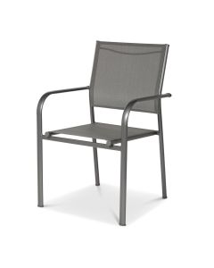 Silla de jardín 55x87x56cm de acero Dallas