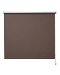 Estor enrollable opaco marrón "pama" 90x195 cm