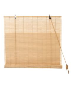 Estor enrollable bambú natural 90x180 cm