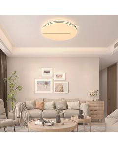 Nettlife plafon  de techo LED moderna plafon  redonda de  de 44 w 40 cm
