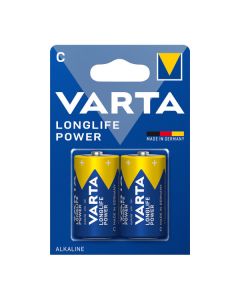 Pack 2 pilas alcalinas lr14 varta