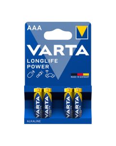 Pack 4 pilas alcalinas aaa varta