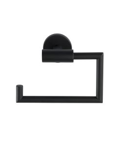 Portarrollos de acero inoxidable Bosio negro