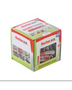 Tacos Duopower 10 x 50 mm Fischer caja 50 uds