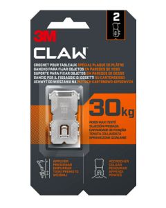 Gancho para yeso 30kg (2uds) Claw 3M