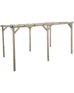 Marquesina para vehículo de madera <<sunny>> 3 x 5 m