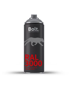 Spray bolt premium acrilico brillante ral 400 ml (ral 3000 rojo vivo)