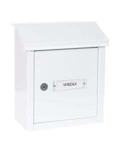 Arregui v4091 buzón recogecartas de acero, boca de 23x4 cm, resistente