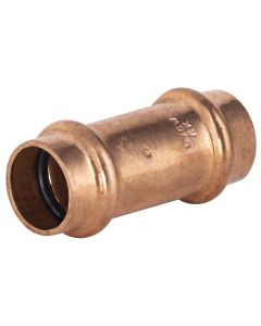 Conector de cobre para prensar, unión igual de ø18 en