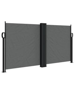 vidaXL toldo lateral retráctil gris antracita 120x1200 cm