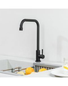 Grifo de cocina de agua fría - anycee max - monomando - acero inoxidable ne