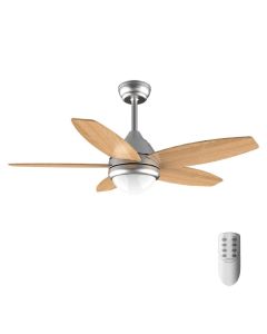Cecotec ventilador de techo con luz energysilence aero 495. 55 w, diámetro