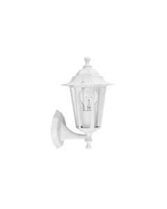 Auriga outdoor wall light 1xe27 aluminium / crystal white